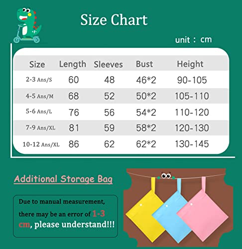 Pink Unicorn Girls' Rain Jacket Kids Cute Raincoat Waterproof Rain Poncho Jacket Coat For Girls Boys-M, 4-5T #TOP6