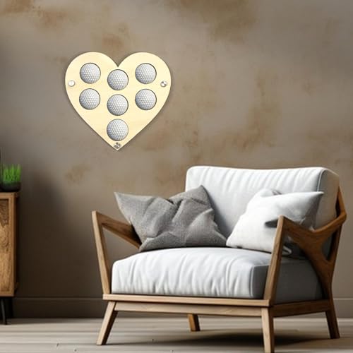 Soporte para bolas de golf de madera ideal para decorar el despacho u oficina 2