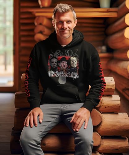 Smooyfan HOODIE-918 The Boys Of Fall Hoodie Men Halloween Horror Movies Hoodie Novelty Graphic Pullover Hooded Sweatshirt 3Xl Black thumb #4