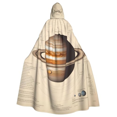 Cape à capuche déguisement Jupiter adulte pour fête et scène de théâtre