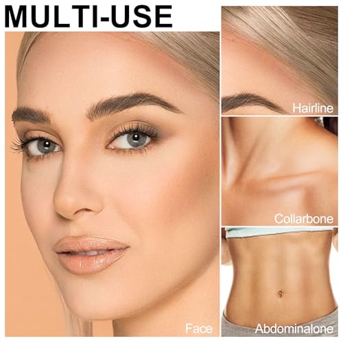 Erinde Cool Toned Contour Stick, Natural Cream Contour Stick, Blendable & Smooth Matte Bronzer Stick, Waterproof & Long Lasting Face Shaping Contouring Makeup, Travel Size, 01 Gray Brown - Image 6