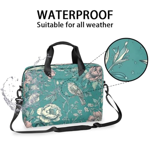 Bolso Vintage para Laptop 15.6 Pulgadas Estilo Flor miniatura 3