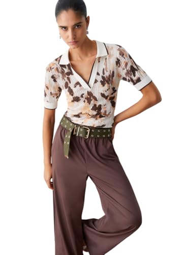 Polo de mujer Liu Jo de punto punzonado fantasía TA6286 casual 2
