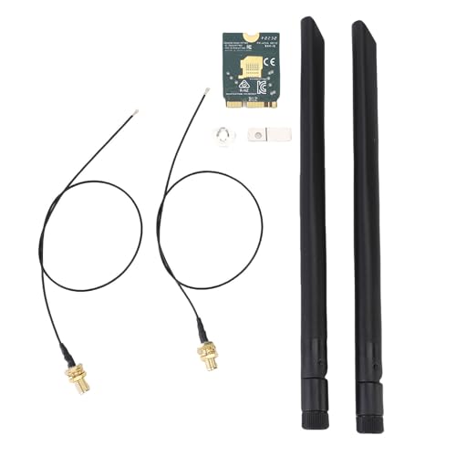 JTLB WiFi 6e Wireless Card, 4200Mbps Band 2.4GHz 5GHz 6GHz Network Adapter for Windows 10 and 11 with Integrated BT5.2, Easy Installation on PCs for MU-MIMO Performance miniatura 1