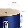Drum Set Eastar 22 inch for Adults, 5 Piece Full Size Drum Kit Junior Beginner with Pedal Cymbals Stands Stool and Sticks, Metallic Blue #3