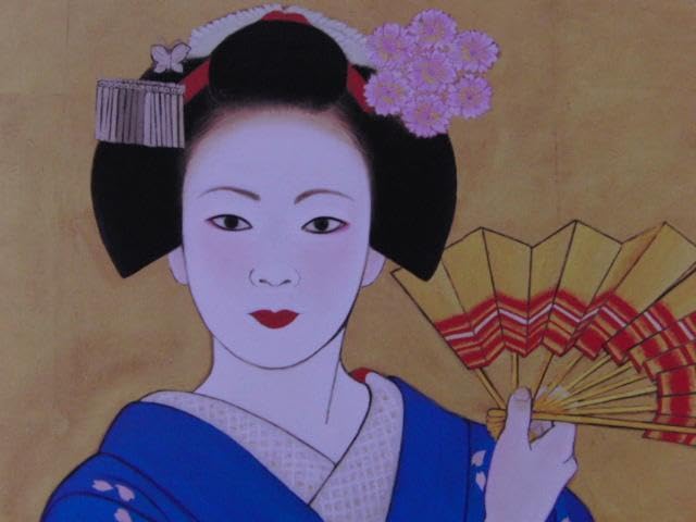Amazon.co.jp: 辰巳寛、祇園甲部 都をどりポスター原画、な額装