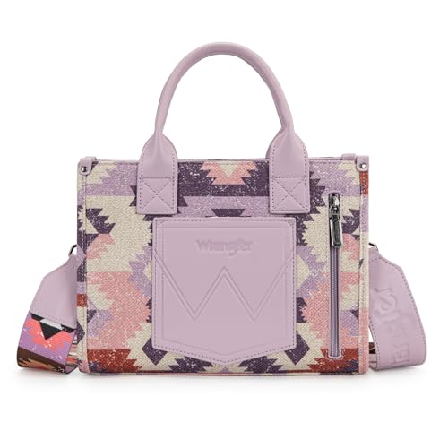 Image of Wrangler Purse Western Aztec Tote Bag Women Top Handle Handbags with Detachable Strap | Western