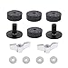 Abaodam 2pcs Felt Washers and Cymbal Sleeves Drum Kit Soft Cymbal Accessories to Protect Finish and Optimize Performance