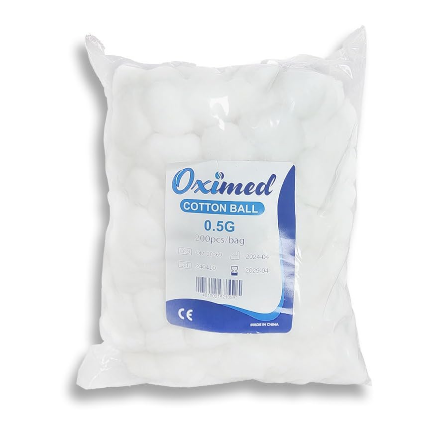 – Premium 100% Pure Cotton Balls - 200 Pcs/Pk - Ultra Soft Multipurpose for Makeup Remover, Nail Polish, Applying Lotions & More - Absorbent Small Cotton Balls for Everyday Use - 200 White