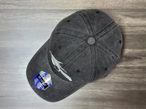 Image of Fishing Baseball Cap for Men Women, Adjustable Embroidered Fish Hat | Fishing Gear, Outdoor Adventure Design, Precision Embroidery Craft, One Size Adjustable Fit