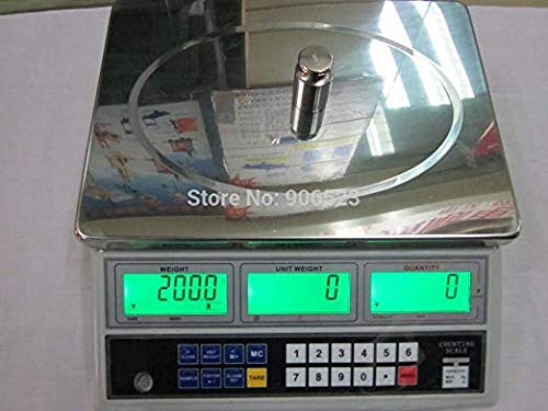 Miniatura 2 de CGOLDENWALL Báscula digital de alta precisión para conteo de mesas, balanza industrial, báscula electrónica de precisión, con puerto de datos RS232