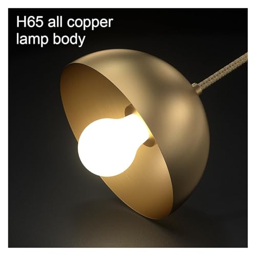 Lámpara colgante industrial de latón CNCNSH con cúpula de cobre kxtmm 3