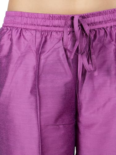 Image of Trouser Pants for Women,Stylish Trousers for Woman for Kurti Relaxed & Regular Straight fit Palazzo,Ethnic Bottom Formal Pants for Women Office wear Casual & Daily Use