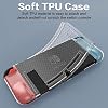 HEYSTOP-Carcasa-Compatible-con-Nintendo-Switch-Funda-Nintendo-Switch-con-Protector-de-Pantalla-para-Nintendo-Switch-Console-y-Grip-con-6-Agarres-para-el-Pulgar-Nueva-Version