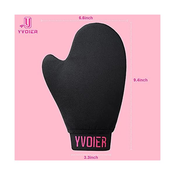 YVOIER-Self-Tanner-Mitt-Applicator-Elastic-Wrist-Plus-Thumb-Tanning-Mitten-Self-Tan-Mitt-Velvet-Self-Tanning-Mitts-Self-Tanner-Applicator-Self-Tanning-Gloves-Sunless-Tanner-Mitt YVOIER Self Tanner Mitt Applicator - Elastic Wrist Plus Thumb Tanning Mitten Self Tan Mitt Velvet Self Tanning Mitts Self Tanner Applicator Self Tanning Gloves Sunless Tanner Mitt