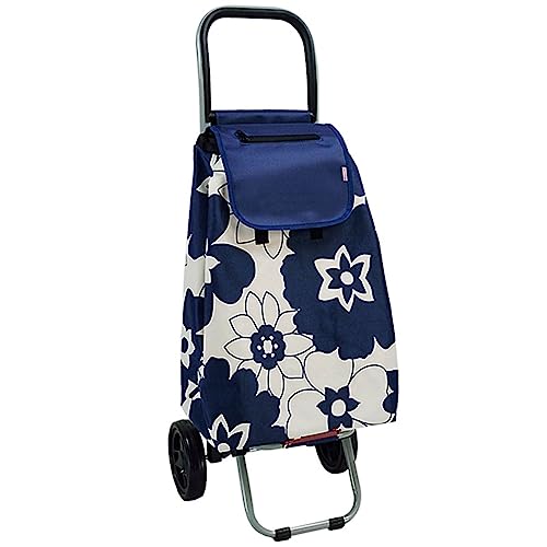 ショッピングキャリー 花柄 買い物カート 買い物キャリー 畳める ショッピングカート 旅行バッグ 高さ調節グリップ 荷物運び 便利グッズ 使いやすい トラベルバッグ エコバッグ アウトドア 運動会 釣り