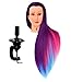 HairZtar 30" Synthetic Fiber Mannequin Head (Long and Thick) Hairdresser Training Head Manikin Cosmetology Doll Head (BECKY+C)
