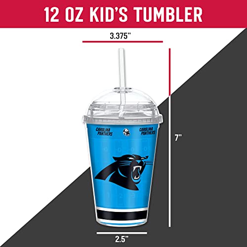 Image of Rico Industries NFL Football Rookie of The Year 12oz Acrylic Tumbler, Youth Tumbler with Swirly Straw
