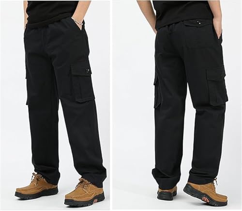 Flexrover Extra Super Comfort Flex Fit Cargo Pants, Multiple Pocket Sturdy Cargo Pant Casual Elastic Waist Tactical 7