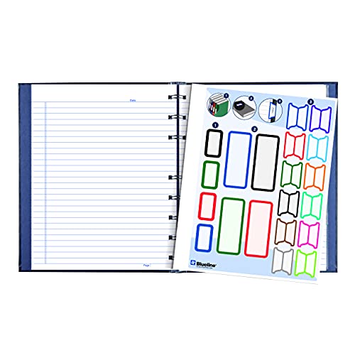 Cahier de composition Blueline bleu pour organiser vos réunions - 8