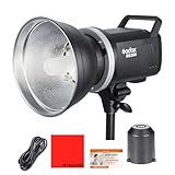 [国内正規代理店] Godox MS300 スタジオフラッシュ 300Ws GN58 110V 2.4G Bowensマウント 5600±200K 150Wモデリングランプ 日本語説明書/クロス付/セット品 (MS300 AD-R6リフレクター付)