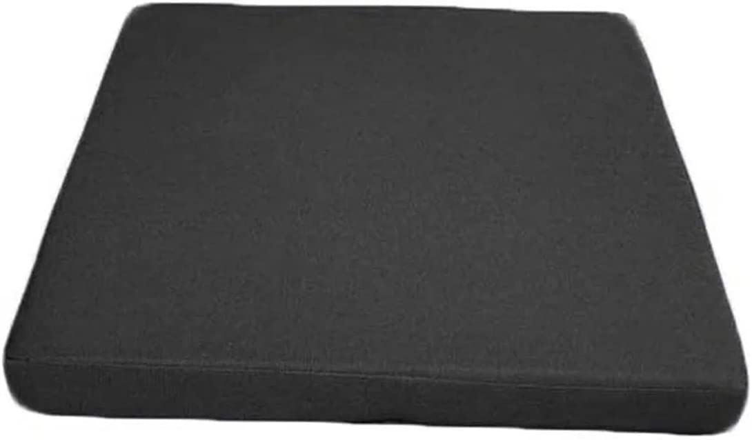 Ggoty Black Outdoor Chair Pads Cushion 45X45/50X50cm,Waterproof Chair Seat Cushion Pad Thick Dining Chair Cushions For Home Patio Indoor (45X45x5cm,)