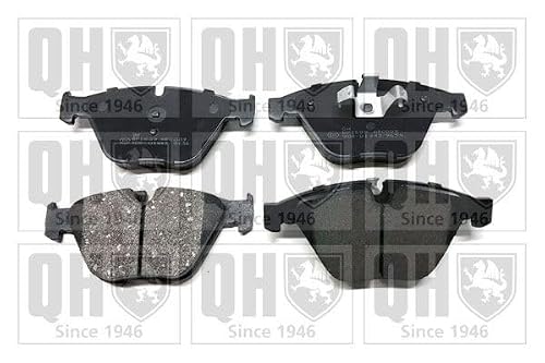 Image of Quinton Hazell Brake Pad Set - 4 OEM Quality Direct Fit Replacement Brake Pads for Single Axle - Front - BP1689