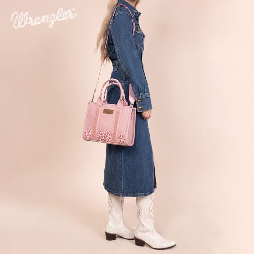 Image of Montana West x Wrangler Tote Bag for Women Western Cow Print Purse Designer Top Handle Handbags