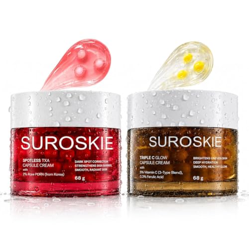 Image of Suroskie Spotless Capsule Cream 68g, Vitamin C Capsule Cream 68g Combo