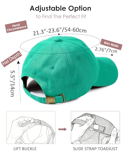 Image of Womens Satin Lined Unstructured Baseball Cap Unisex Silk Lining Washed Cotton Adjustable Vintage Dad Hat
