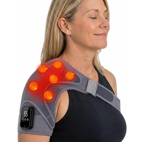Relivera 3-In-1 Schultermassage Schultermassagegerät Mit Dreifacher Massagefunktion Lange Akkulaufzeit Kabelloses Design Verschiedene Massageprogramme