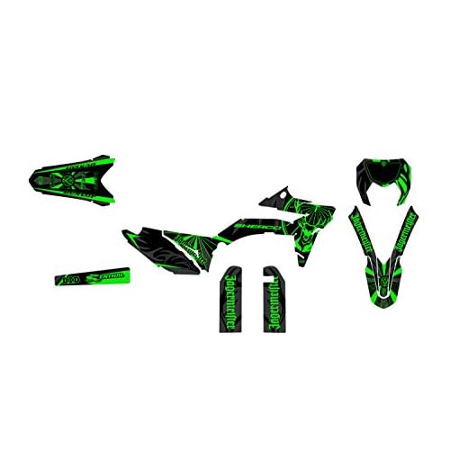 KIT DECO MOTO CROSS SHERCO SE 50 TRANTOR VERT 2013 à 2017