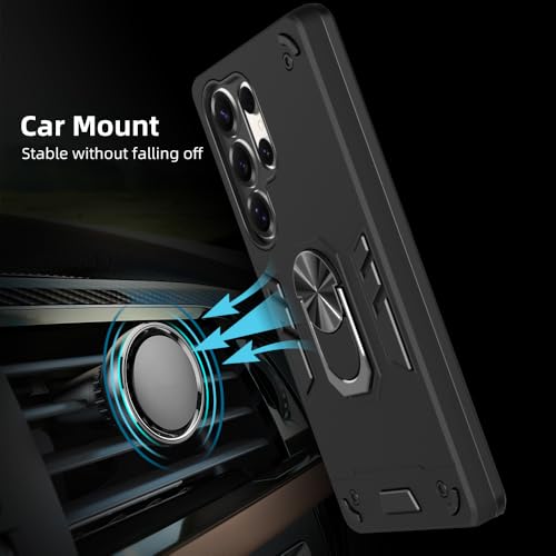 Image of NDCOM for Samsung S25 Ultra Back Cover | Premium S25 Ultra Case for Maximum Protection | Sleek Design Samsung S25 Ultra Back Cover | Ring Holder Case