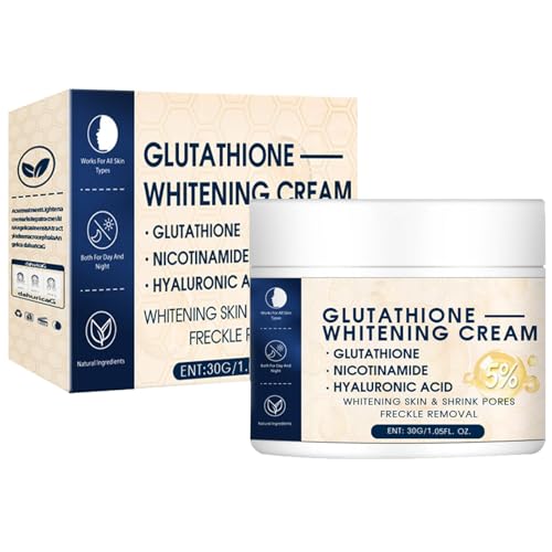 Glutathione Brightening Face Cream,Glutathione Anti-Aging Face Cream,Glutathione Skin-Lightening-Cream,Facial Dark Spots Remover,Glutathione Whitening-Cream,Glutathione Hydrating & Whitening Cream,30G