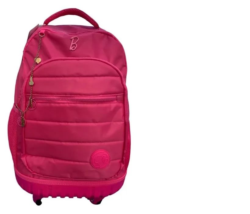 Mochila com 4 Rodas 360º, Rosa