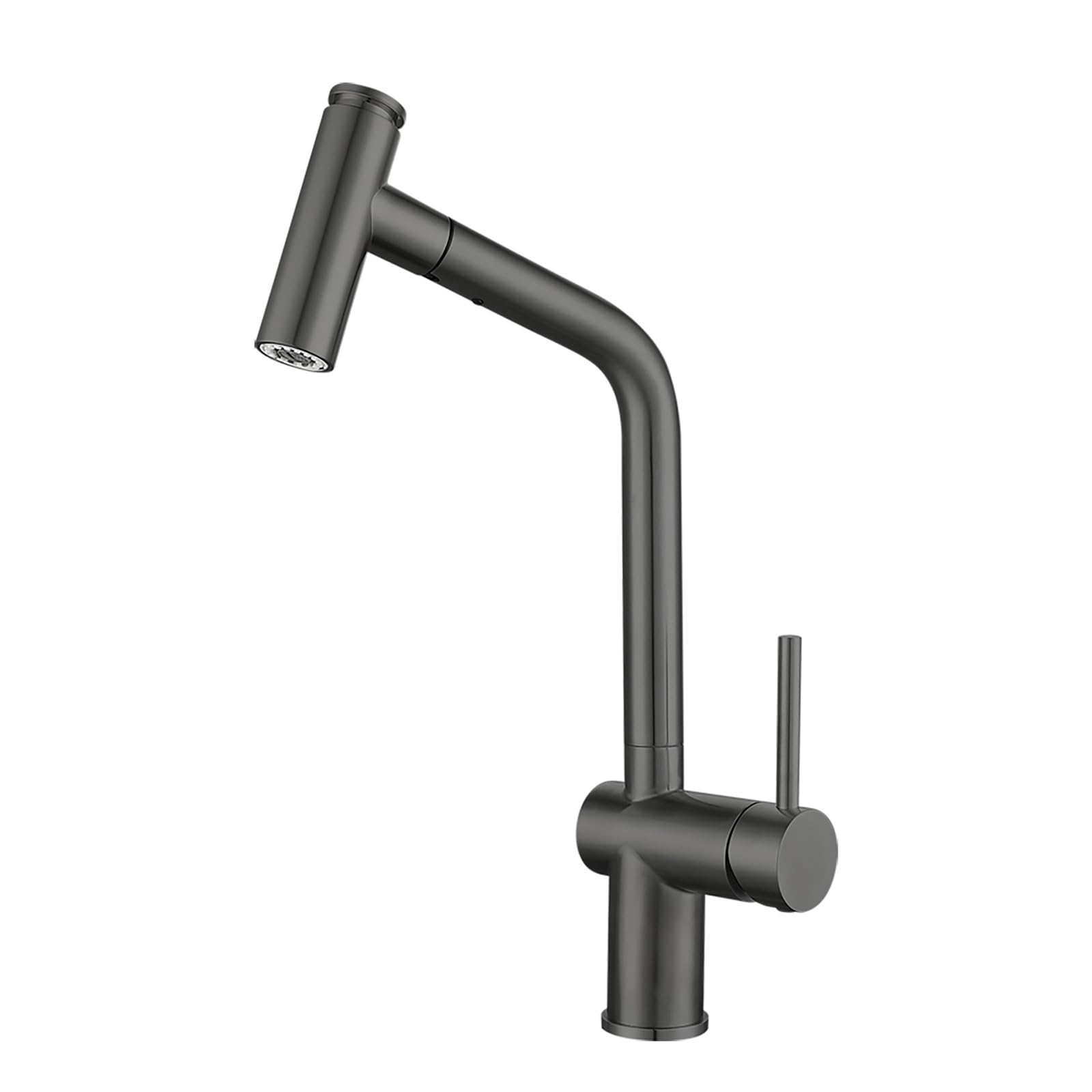 ZYCHSJXA Kitchen Taps with Pull Out Spray, Stainless Steel 360° Swivel Spout, Single Handle 2 Modes Mixer Tap