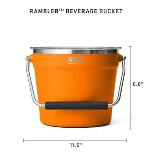 Yeti beverageice bucket holds 6 longnecks or 3 bottles of wine  urban country home decor