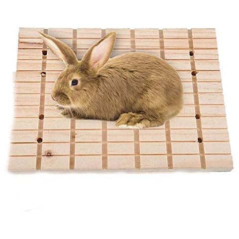 ZHER-LU Kaninchenkrallen Kratzbrett für Haustiere aus Holz Cover