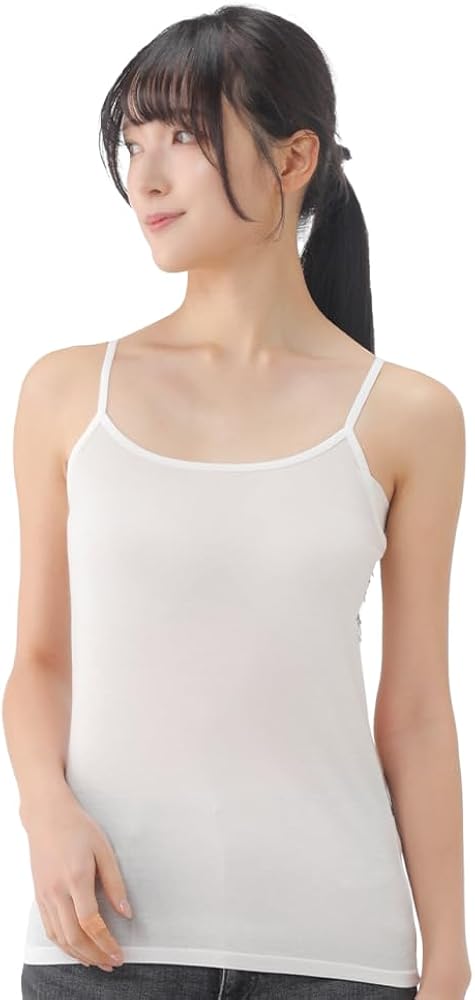 Amazon | [ベイシア] SARADEO COTTON＋ キャミソール さらさら