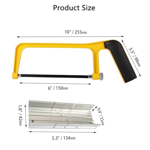 Mini Metal Miter Box and Saw Set
