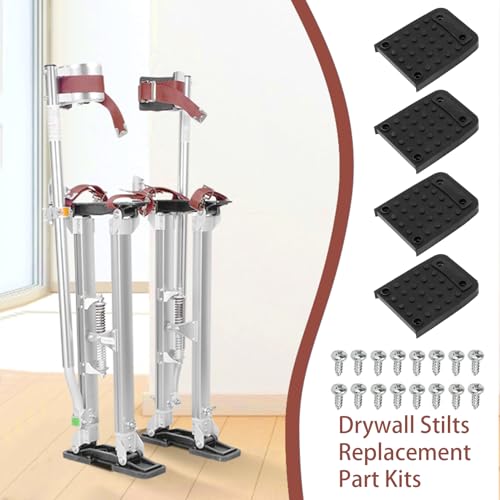Tapis antidérapant pour échasse de construction améliorant l adhérence au sol