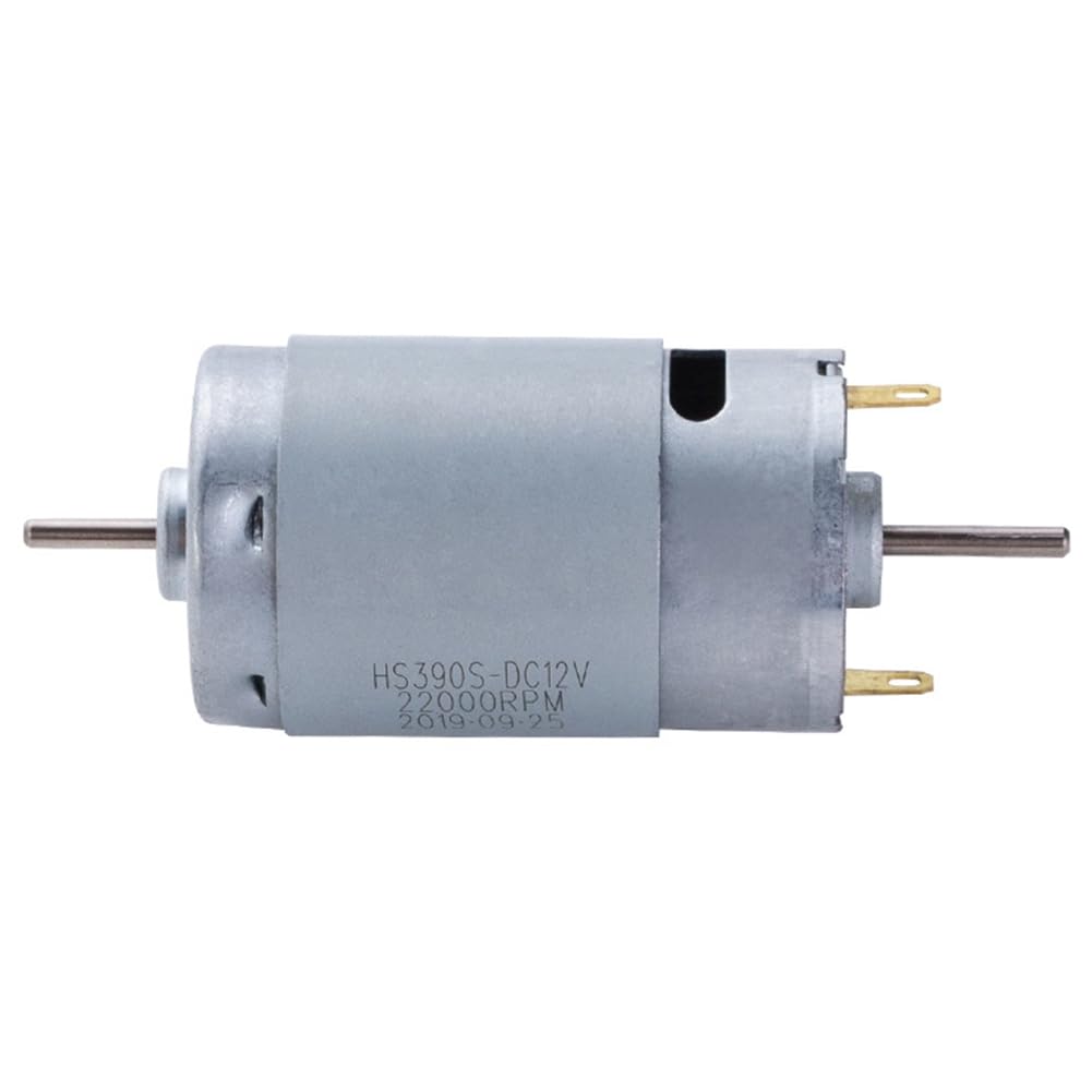 Littimoon HS390 DC 12V Motor 22000RPM High Speed Mini Motor Large Torque Suitable for DIY Toys Small Appliances