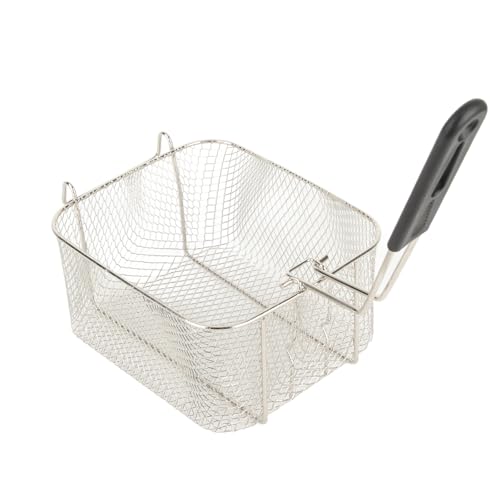 Cestello per Frittura con Manico Lungo Cestello per Friggitrice Elettrica in Rete per Uso Commerciale