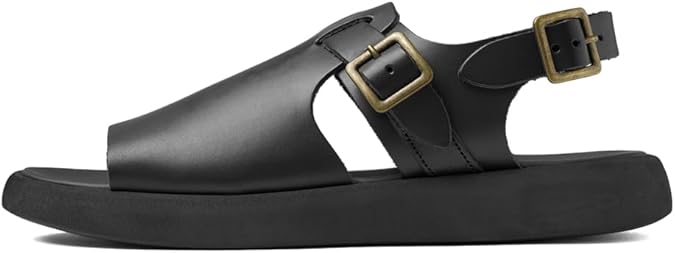 Amazon | [BRADOR] ブラドール レザーサンダル 厚底 92873 NERO