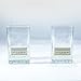 Whisky glasses made from Johnnie walker gold label bottle (SET OF 2)