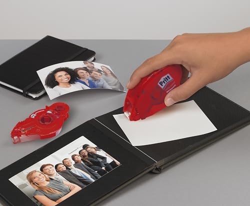 Pritt Kleberoller Nachfüllkassette, permanent, präzise Anwendung, Premium-Band mit Klebstoffwaben, Bandlänge: 16 m, Bandbreite: 8,4 mm, 10 Stück