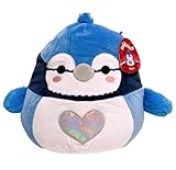 Squishmallows Kellytoy Valentines D Squad Plush Toys Soft Plush Animal (12' Babs The Blue Jay)
