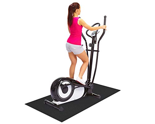 Exercise Equipment Mats For Gym Treadmills Mat For Fitness Equipment Trainer Floor Mat - Anti Fatigue Mats, Fitness Mat, Elliptical Mat, Jump Rope Mat, Gym Mat Used On Hard Floors and Carpet Protection 36"x78"