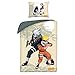 Produktbild NARUTO 2 Figuren Naruto und Kakashi - Bettwäsche-Set aus Baumwolle - Bettbezug 140 x 200 cm und Kissenbezug 70 x 90 cm - mehrfarbig