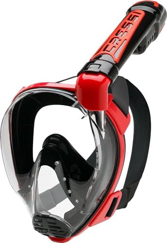 Cressi Duke Dry Full Face Mask Black/Red M/L